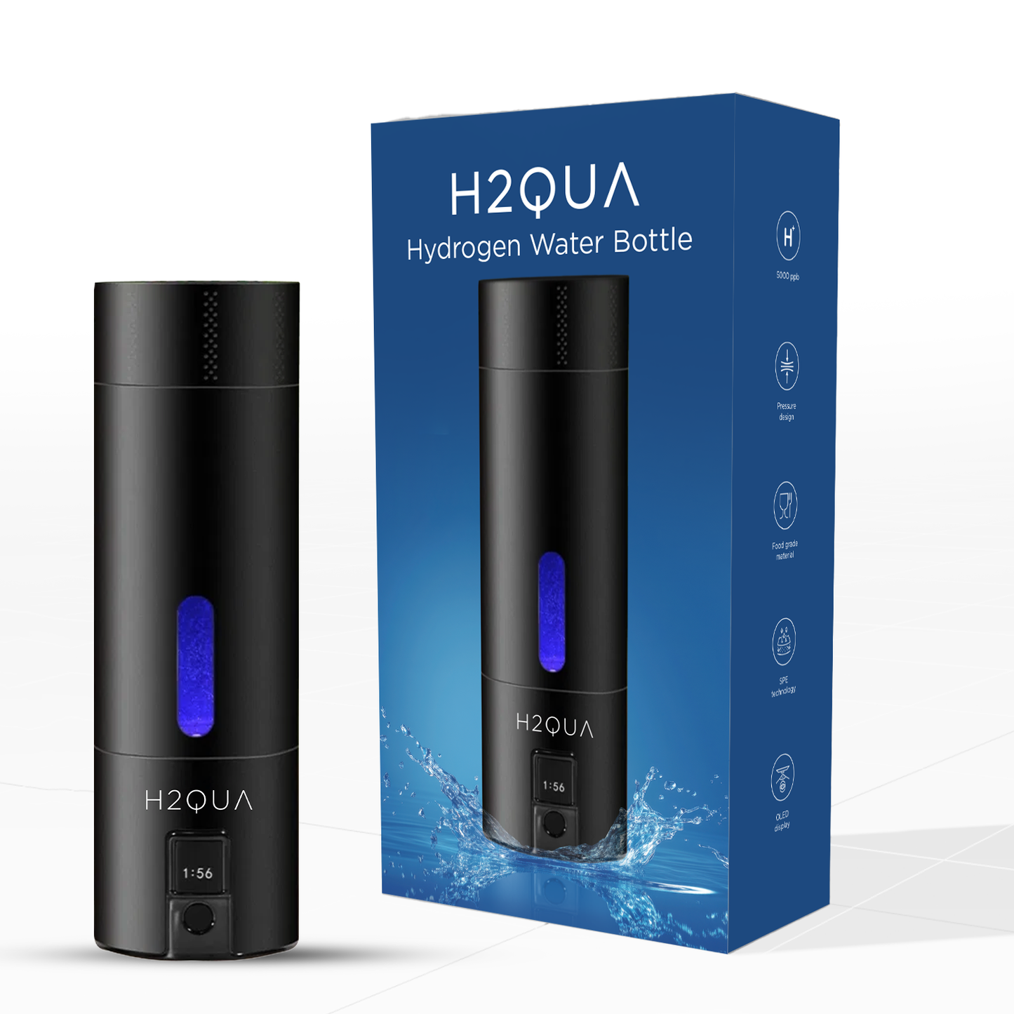 H2QUA Hydrogen Water Bottle