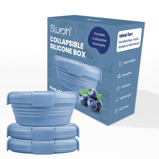 Collapsible Silicone Box (Pack of 3)