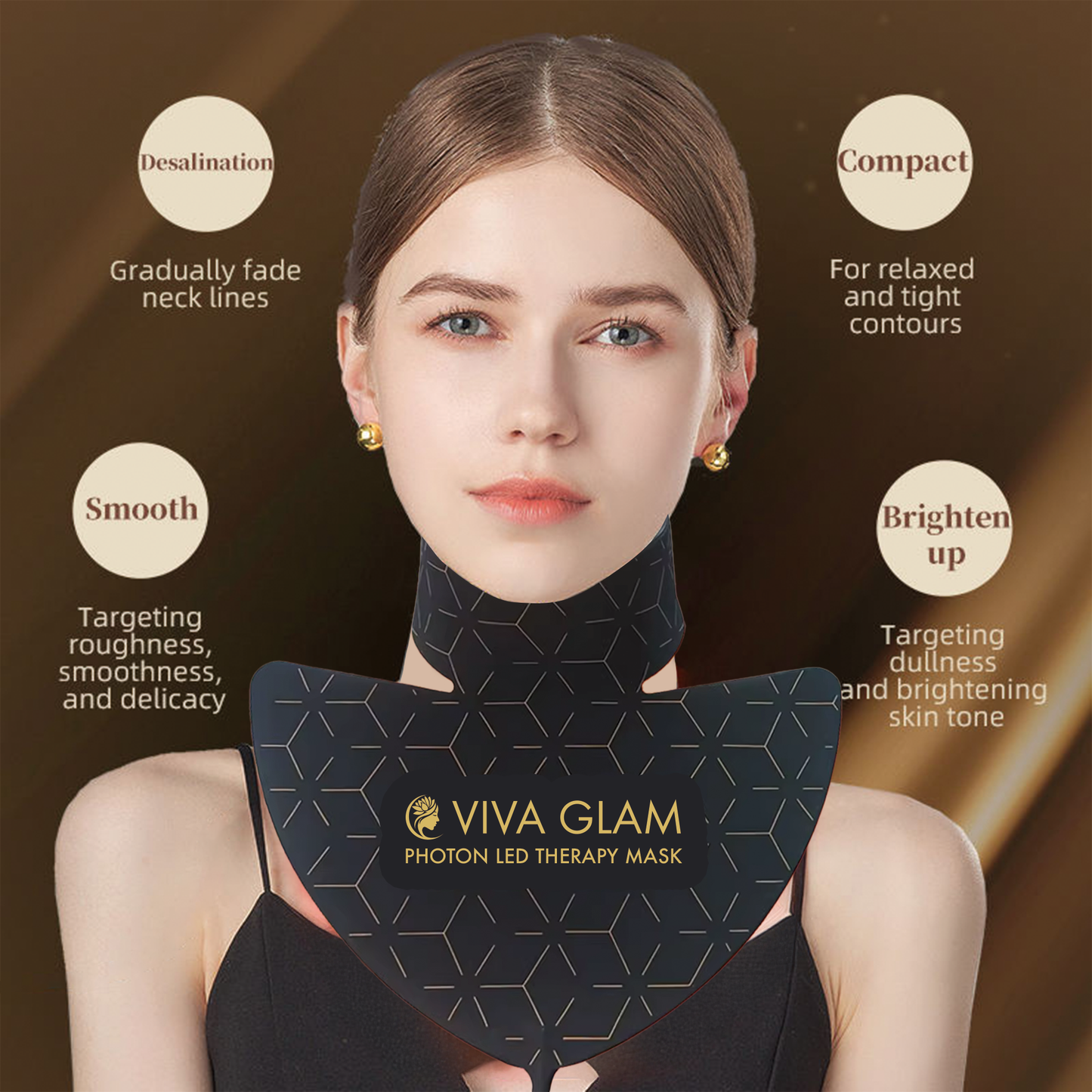Photon LED Neck Therapy Mask