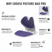 Posture Max Pro – Foldable Posture Corrector Seat
