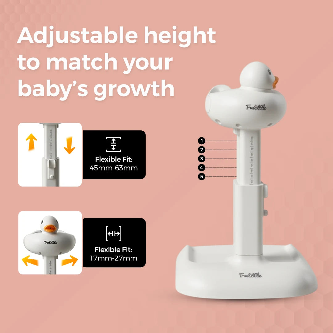 Height-Adjustable Baby Bath Stand for Effortless Bath Time