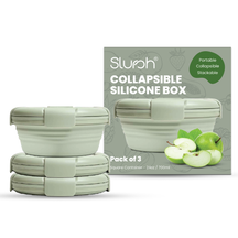 Collapsible Silicone Box (Pack of 3)